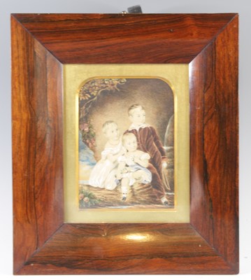 Lot 4320 - Mid-19th century English school - Portrait...