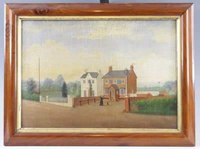 Lot 4342 - Mid-19th century English school - Lone woman...