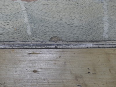 Lot 4293 - A Victorian sailor's woolwork depicting a...