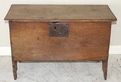 Lot 4426 - A circa 1700 provincial oak bordered six-plank...