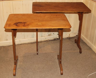 Lot 4427 - A Victorian light oak side table, having...