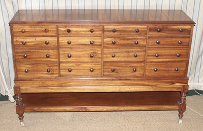 Lot 4388 - A 19th century Goncalo Alves collectors chest,...