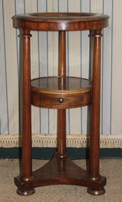 Lot 4442 - A 19th century Biedermeier mahogany circular...