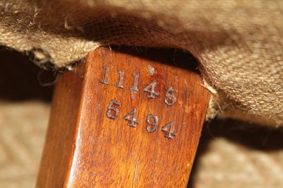 Lot 4360 - A Victorian mahogany framed three-seater sofa...