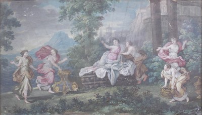 Lot 2578 - 18th century French school - Allegorical scene...