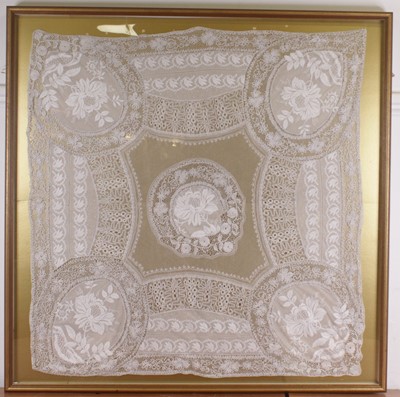 Lot 2513 - House of Lanvin - a finely hand-worked lace...