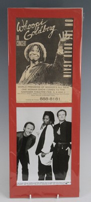 Lot 1219 - Whoopi Goldberg, a newspaper advertisment for...