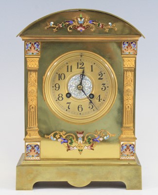 Lot 2648 - A late 19th century French gilt brass and...