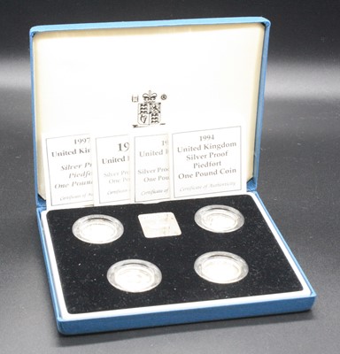 Lot 2180 - United Kingdom, Royal Mint 1994-1997 silver...