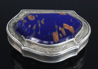 Lot 2253 - A mid-18th century silver pocket snuff-box,...