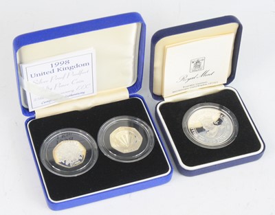 Lot 2185 - United Kindom, Royal Mint 1998 silver proof...