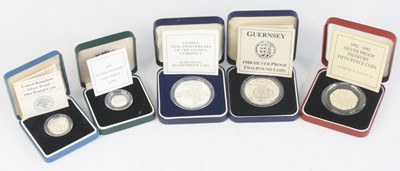 Lot 2192 - United Kindom, Royal Mint, a 1992-1993 siver...