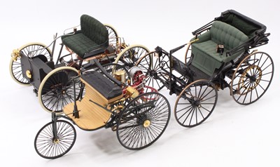 Lot 765 - 3 Franklin Mint veteran automobiles comprising...