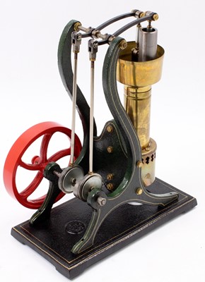 Lot 15 - Roland Reichelt vertical hot air engine,...