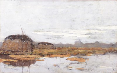 Lot 2580 - Francois Albert Mooy (1884-1968) - River scene,...