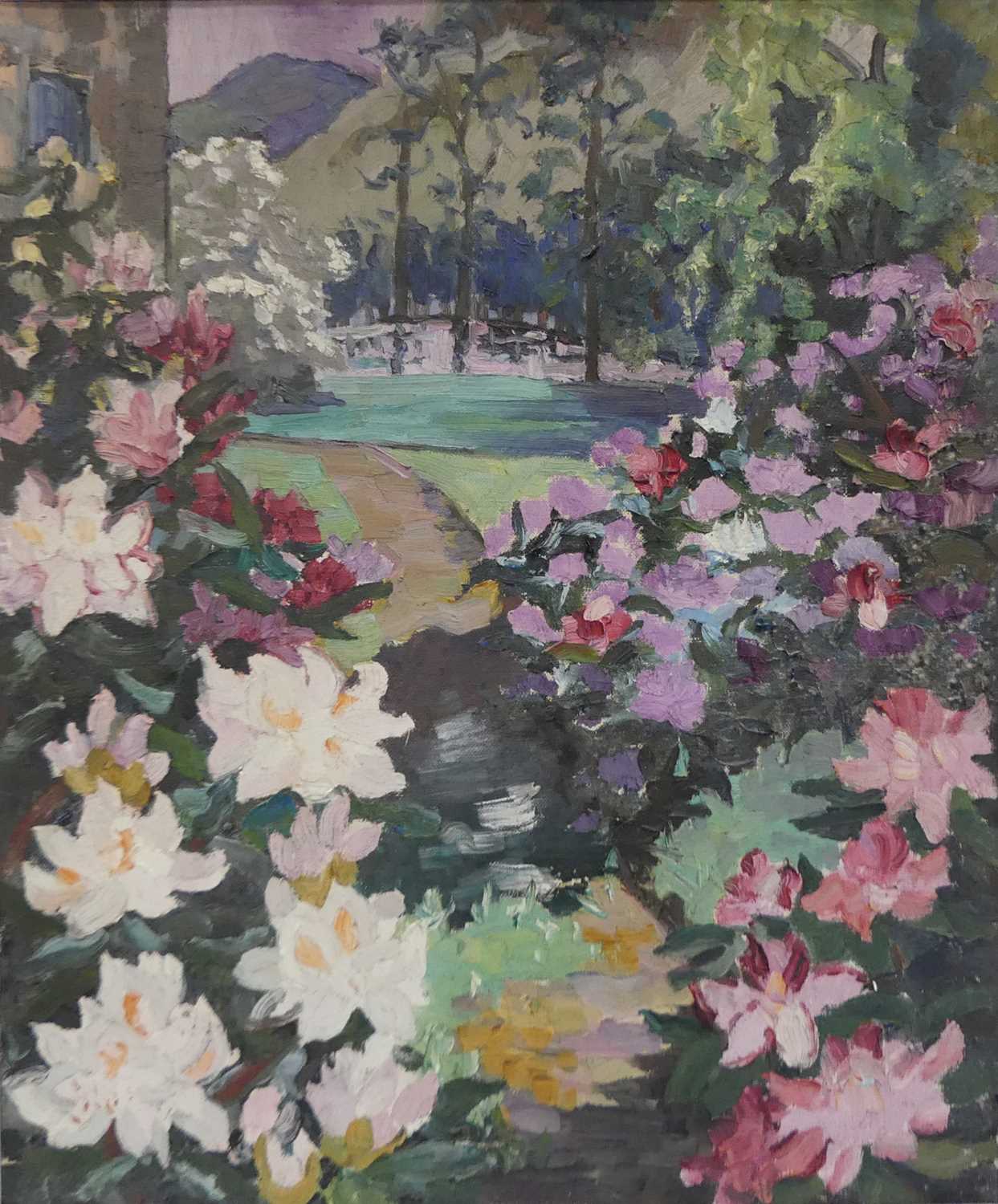 Lot 374 - Lucy Harwood (1893-1972) - Flowers in the...
