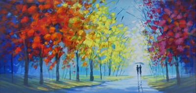 Lot 350 - Ilyayev Slava (b.1970) - Colourful pathway,...