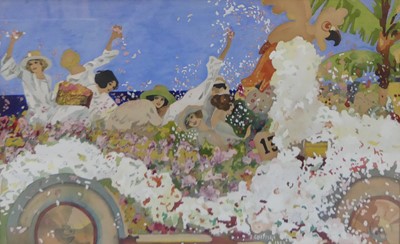 Lot 346 - J. Chapman - Throwing Confetti on the Big Day,...