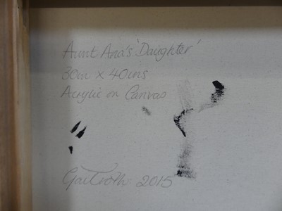 Lot 405 - Gail Troth - Aunt Ana's 'Daughter', acrylic on...
