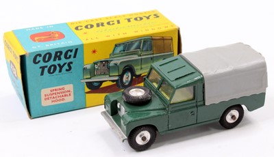 Lot 1206 - Corgi Toys No. 438 Land Rover 109WB comprising...