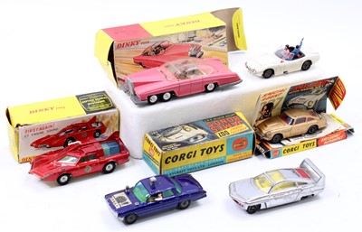 Lot 1325 - A collection of Corgi and Dinky TV and Film...