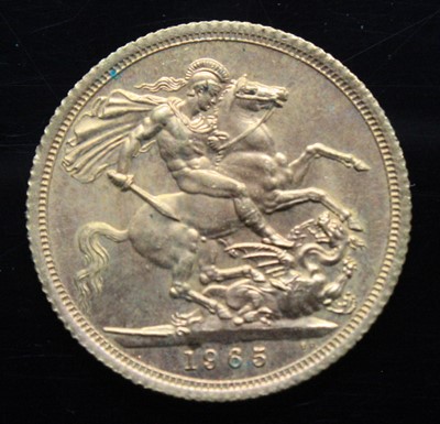 Lot 2007 - Great Britain, 1965 gold full sovereign,...