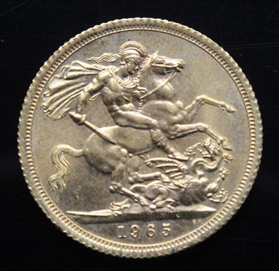 Lot 2009 - Great Britain, 1965 gold full sovereign,...