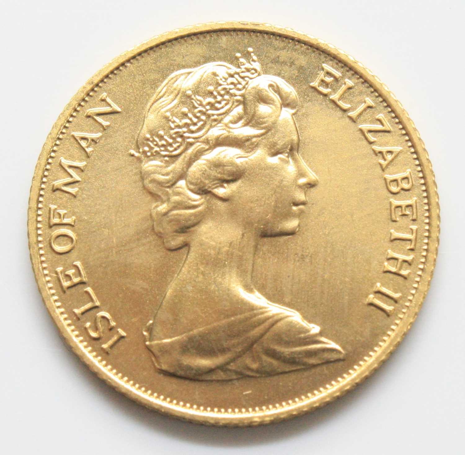 Lot 2016 - Isle of Man, 1973 gold full sovereign,...