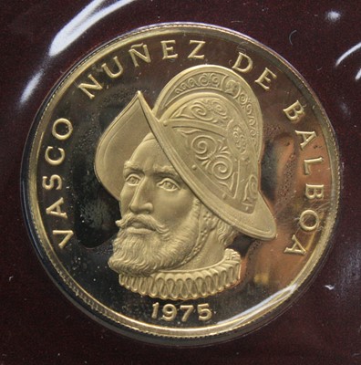 Lot 2026 - Republic of Panama, 1975 gold one hundred...