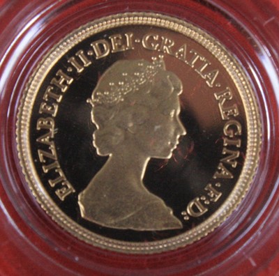 Lot 2032 - Great Britain, 1980 gold proof half sovereign,...