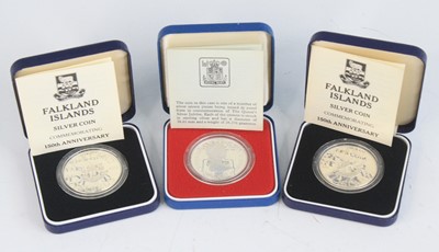 Lot 2051 - Falkland Islands, Royal Mint, 1983 silver...