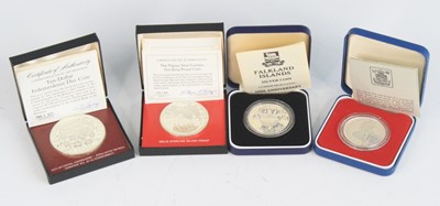 Lot 2052 - Papua New Guinea, Franklin Mint, 1975 silver...
