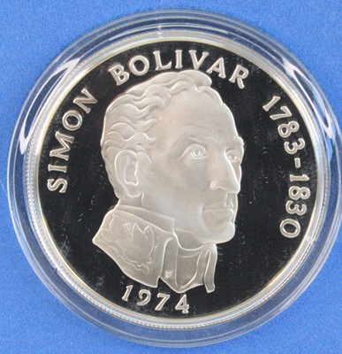 Lot 2053 - Republic of Panama, Franklin Mint, 1974 silver...