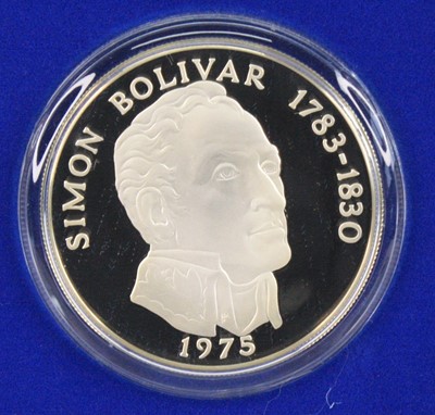 Lot 2064 - Republic of Panama, Franklin Mint, 1975 silver...