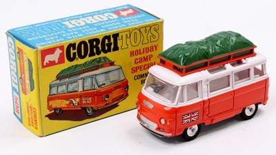 Lot 1222 - Corgi Toys No. 508 Commer Holiday Camp bus...