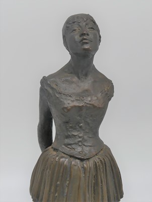 Lot 2 - After Edgar Degas, a bronzed model of The...