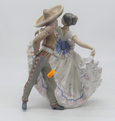 Lot 27 - A Lladro porcelain figure group of two dancers,...