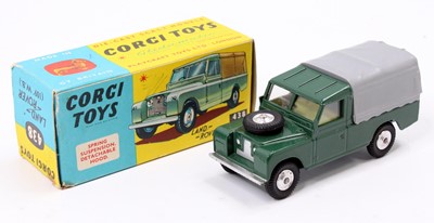 Lot 1211 - Corgi Toys No. 438 Land Rover 109WB comprising...