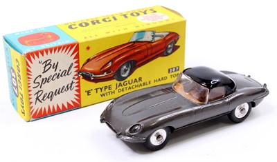 Lot 1267 - Corgi Toys No. 307 E-type Jaguar E Type with...