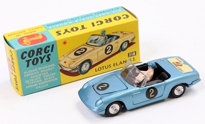 Lot 1256 - Corgi Toys No. 318 Lotus Elan S2 "I've got a...