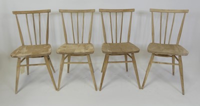 Lot 440 - A set of four Ercol model 391 stickback...