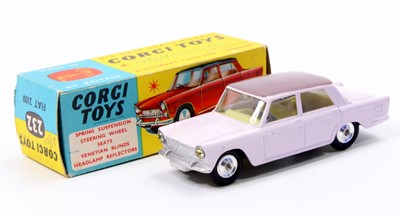 Lot 1233 - Corgi Toys No. 232 Fiat 2100 saloon comprising...