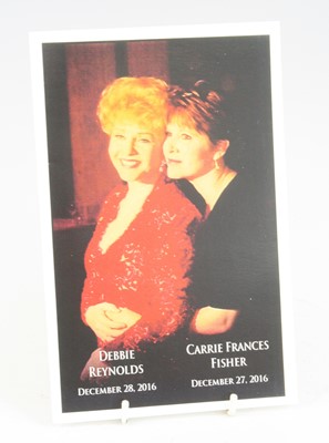 Lot 1218 - Debbie Reynolds (1932-2016) and Carrie Fisher...