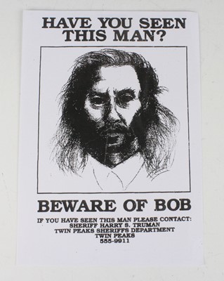 Lot 1234 - Twin Peaks, a prop poster "Have You Seen This...