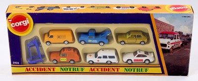 Lot 1276 - Corgi Juniors Accident Gift Set No. 3103,...