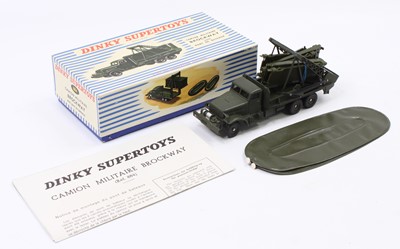 Lot 1036 - French Dinky Toys, No.884 Brockway Bridgelayer,...