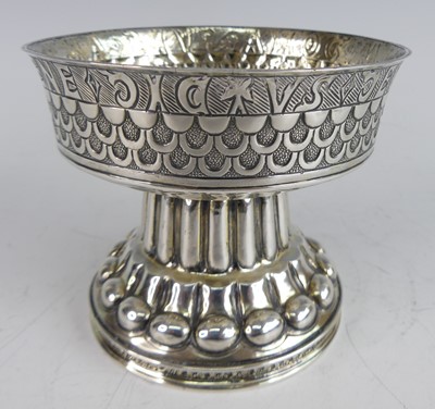 Lot 183 - An Arts & Crafts silver replica of the Tudor...