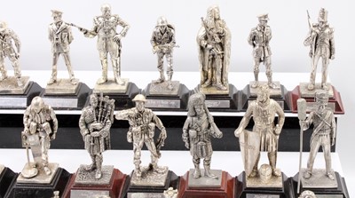 Lot 1783 - 35+ various white metal and pewter Royal...