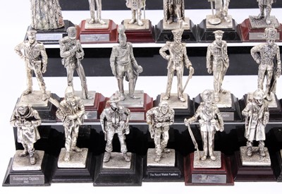 Lot 1783 - 35+ various white metal and pewter Royal...