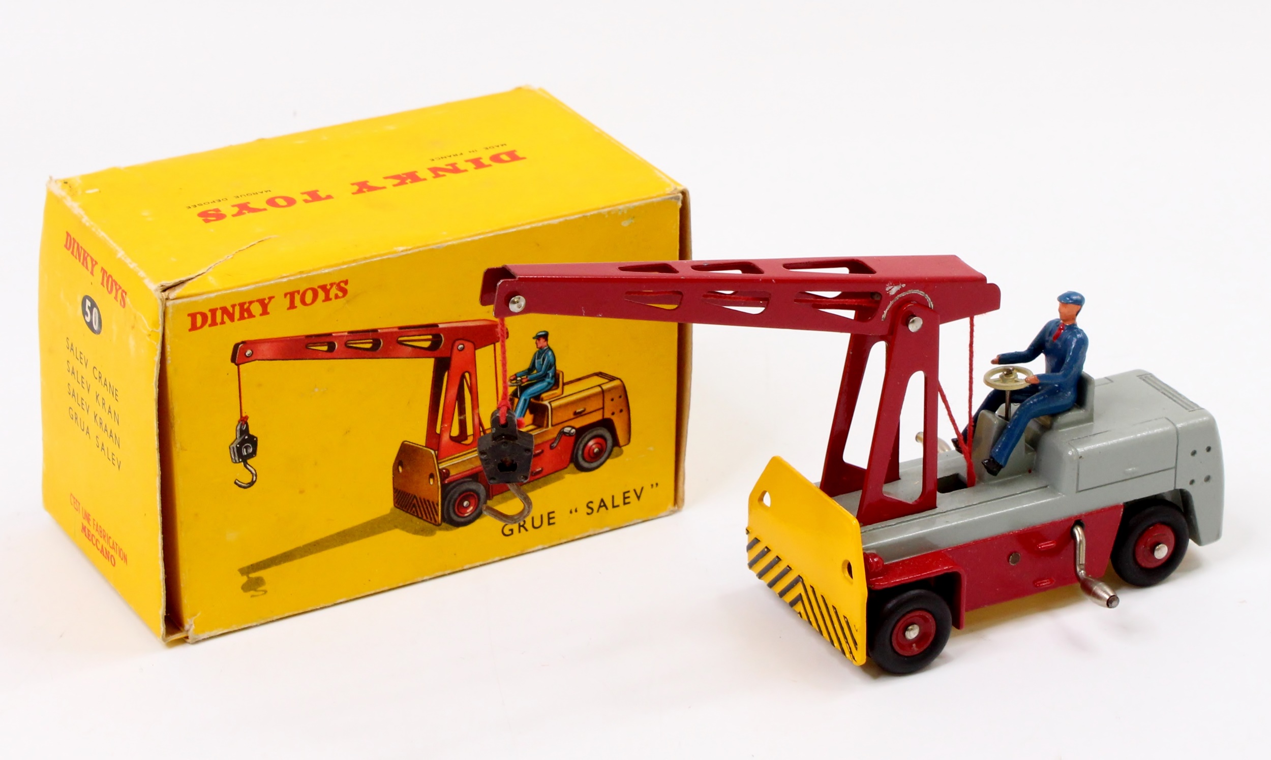 Lot 1031 - French Dinky Toys No. 50 Grue Salev Crane